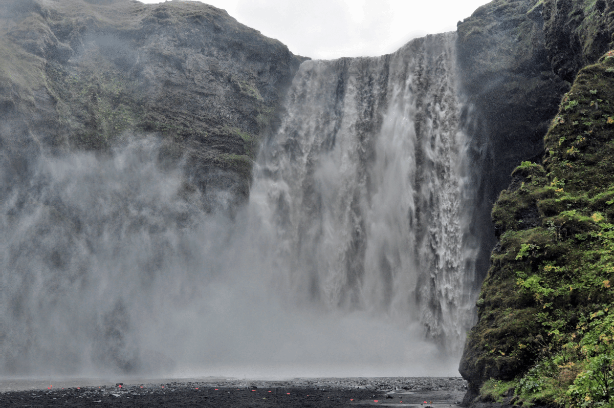Skogafoss Plotagraph animation